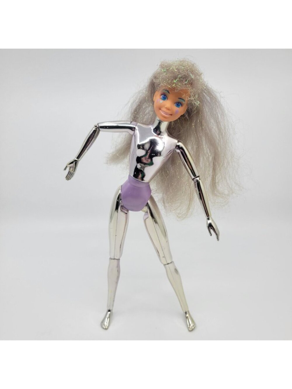 Vintage Barbie SPECTRA DOLL Ultraviolet 1986 Silver Lilac Robot Cosmic Space Dol
